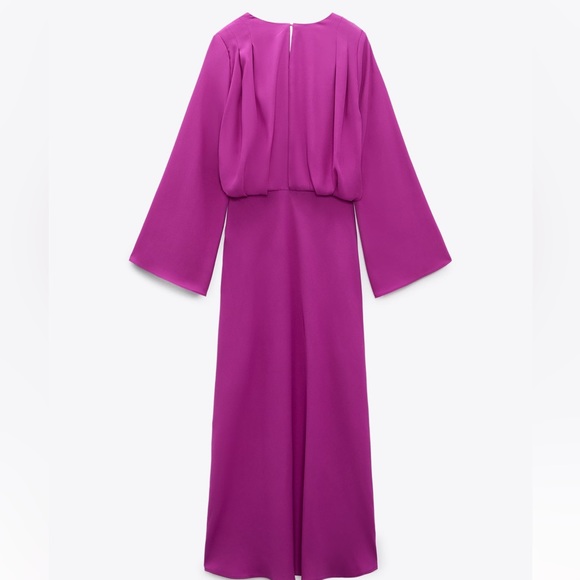 Zara Dresses Zara Midi Wrap Dress Poshmark